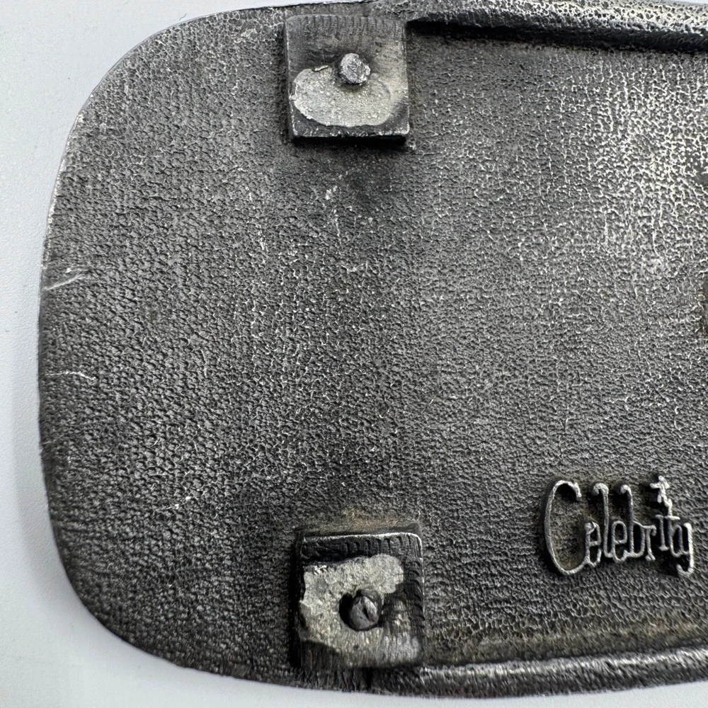 Celebrity Belt Buckle Unisex OS Silver Bicentennial‎ 1776-1976 Eagle Americana